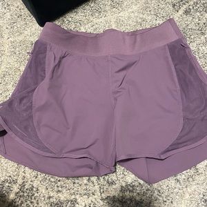 Purple hylete shorts - womens XS